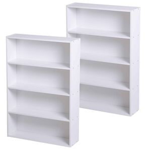 カラーボックス 本棚 幅60cm 2個セット(ホワイト)新品 白