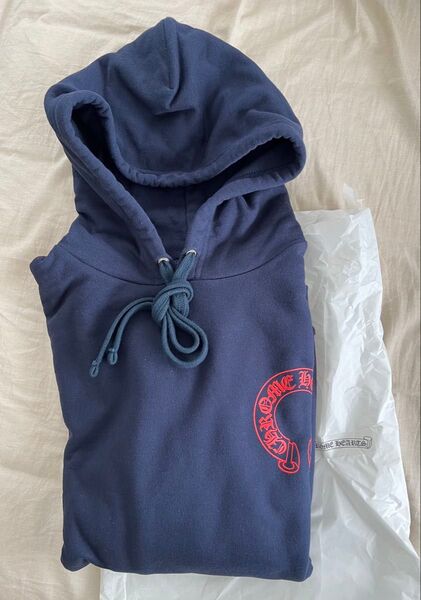 CHROME HEARTS hoodie クロムハーツ フーディSWTSHRT size:M パーカー ネイビー
