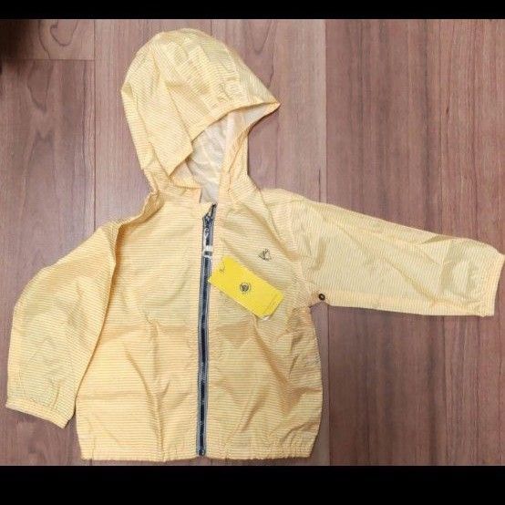 新品 プチバトー PETIT BATEAU ウィンドブレーカー 18m 80