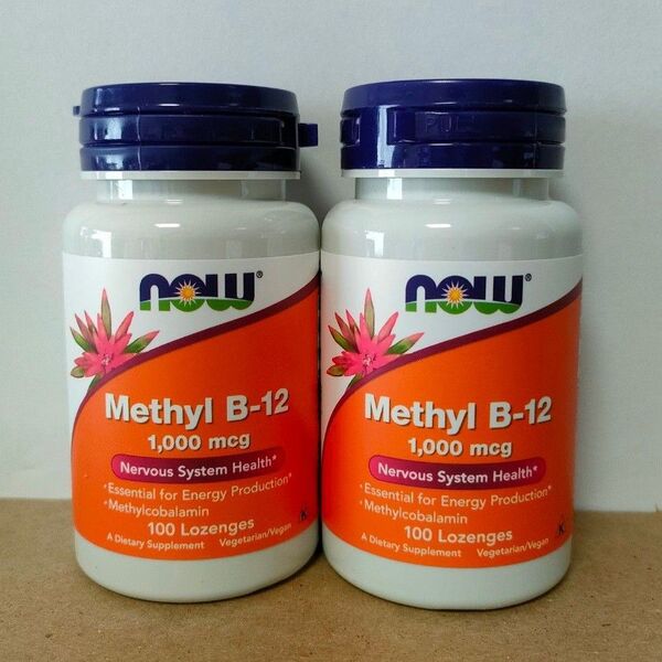 【2個】ナウフーズ メチルB12 1000mcg トローチ100粒 NOW FOODS Methyl メチルコバラミン