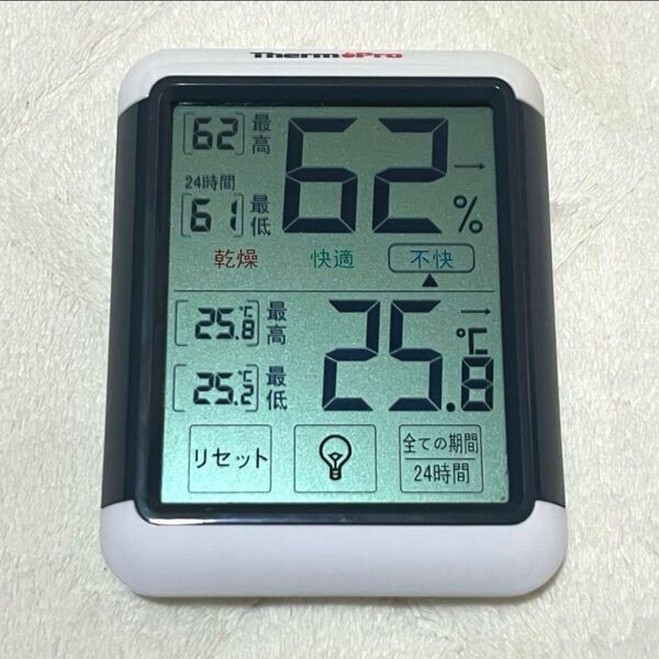 Thermpro サーモプロ 温度計 湿度計室内 壁掛け 卓上スタンド マグネット