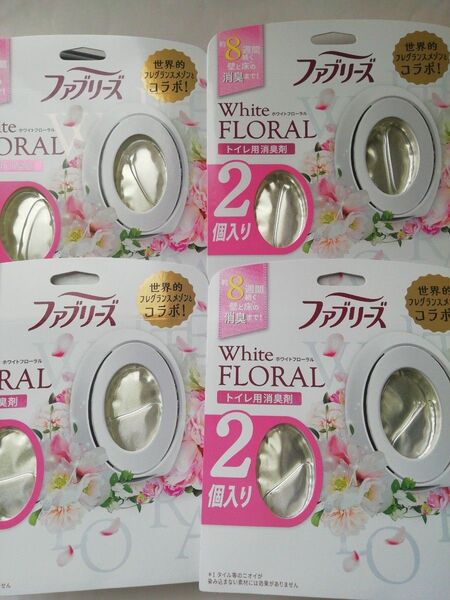 ファブリーズ トイレ用 ホワイトフローラル(6.3ml)4セット