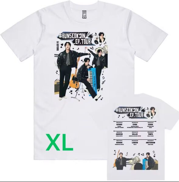 BTS ジン JIN echo Tシャツ XL FESTA 韓国マスター 韓国カフェ 新品