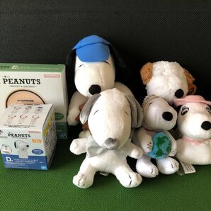 SNOOPYスヌーピーマスコットぬいぐるみセット可愛いをまとめてお届けします♪おまけつき★