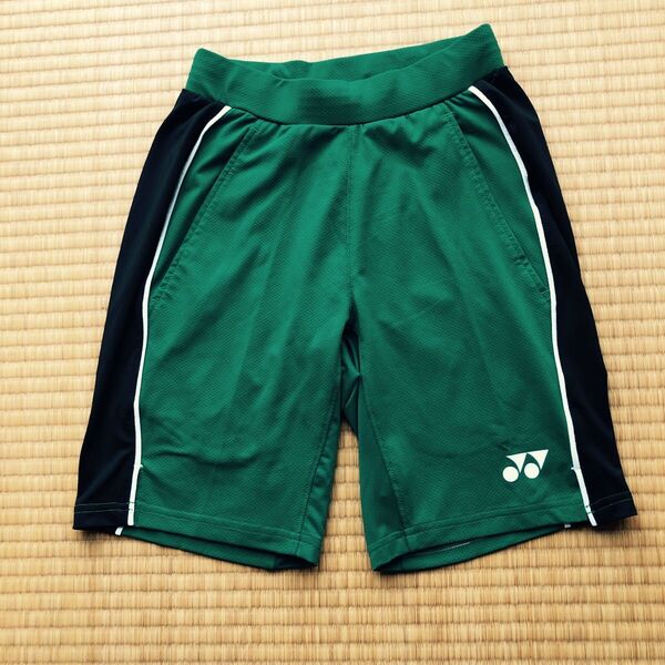 YONEXヨネックスショートパンツユニセックスSS新品タグ付き半額以下で★綺麗なグリーンです♪