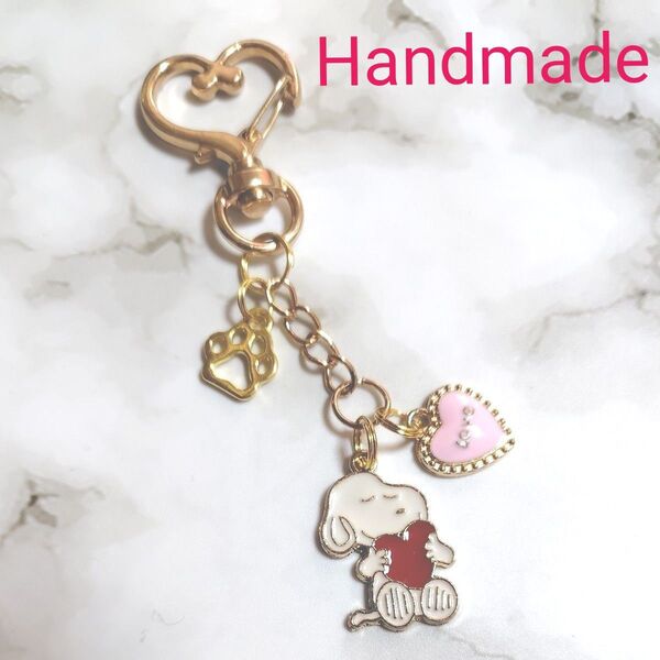 ◆スヌーピーハンドメイド キーホルダー
