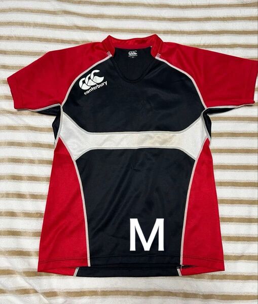 Mサイズ 中古 カンタベリー ラガーシャツ ラグビージャージ canterbury