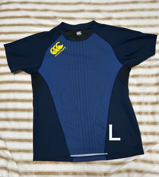 Lサイズ 中古 カンタベリー ラガーシャツ ラグビージャージ canterbury