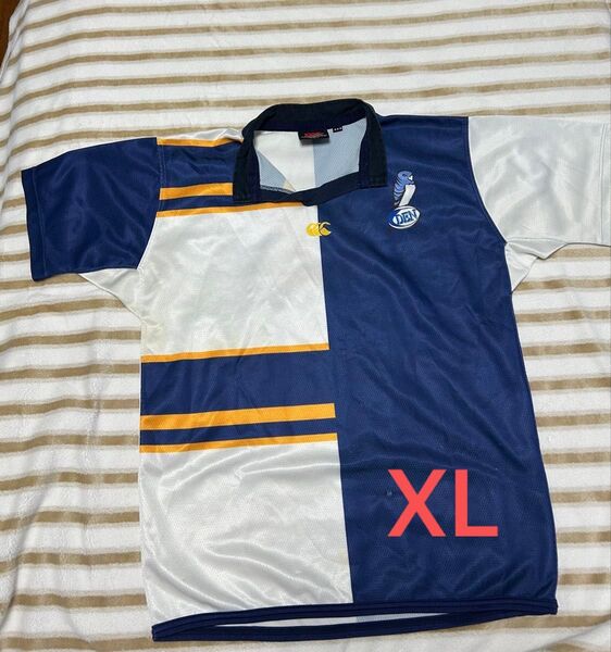 XLサイズ 中古 カンタベリー ラガーシャツ ラグビージャージ canterbury