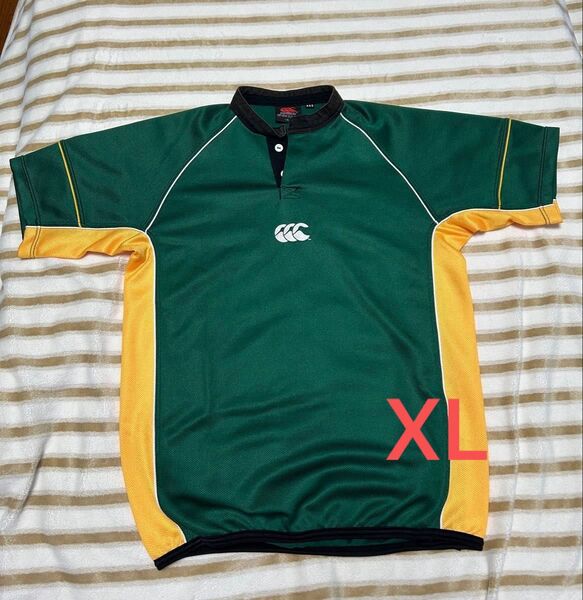 XLサイズ 中古 カンタベリー ラガーシャツ ラグビージャージ canterbury