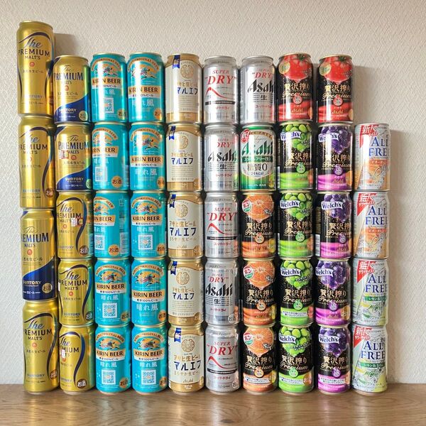 48本まとめ売り スーパードライ プレミアムモルツ マルエフ 晴れ風 贅沢搾り オールフリー ビール チューハイ