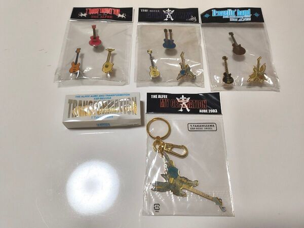 【未開封】THE ALFEE ピンバッジ&キーホルダー