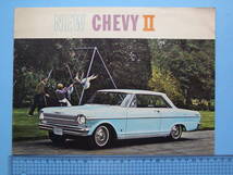 カタログ 古いカタログ 海外 自動車 シボレー NEW CHEVY Ⅱ 米国 アメリカ (K21)_画像1