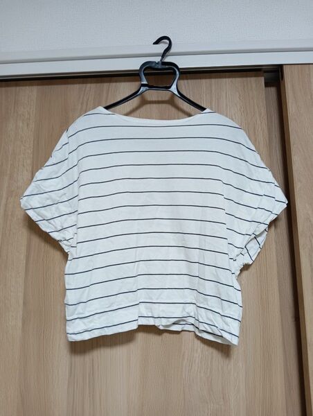 ※最終値下※ストライプ 半袖Tシャツ M-L 無印良品