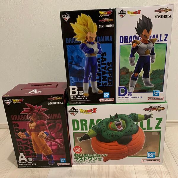 新品未開封 ドラゴンボール 一番くじ VSオムニバスCROSS A賞B賞D賞ラストワン賞セット