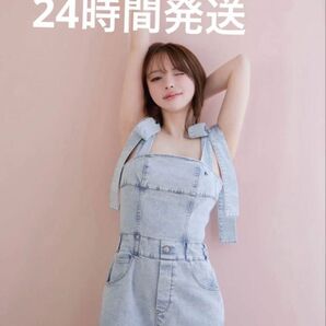 andmary Nicola ribbon denim allinone アンドマリー