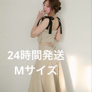 andmary Tilda ribbon dress beige Mサイズ アンドマリー