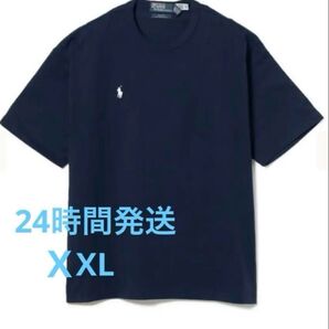 別注 POLO RALPH LAUREN beams navy Tシャツ ビームス ポロ ラルフローレン クルーネック