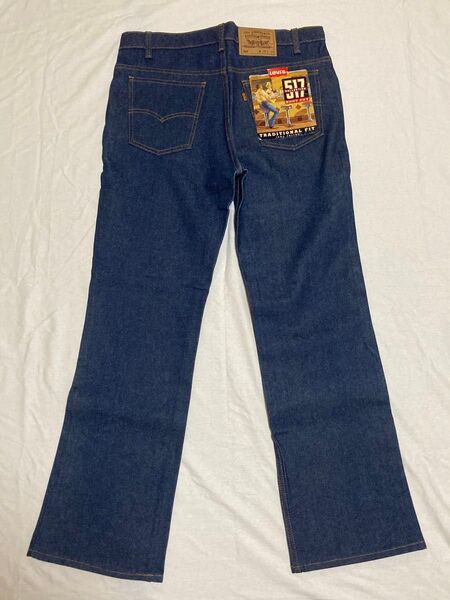 90s usa製 Levi's リーバイス 517 W36 L30 ブーツカット インディゴブルー
