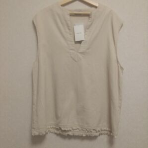 Helm ヘルム カツラギ キーネック ベスト Vネック コットン