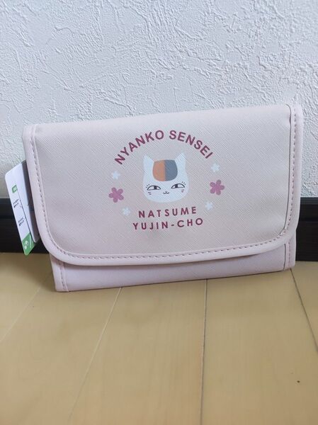 夏目友人帳 ニャンコ先生 マルチケース ピンク 新品未使用