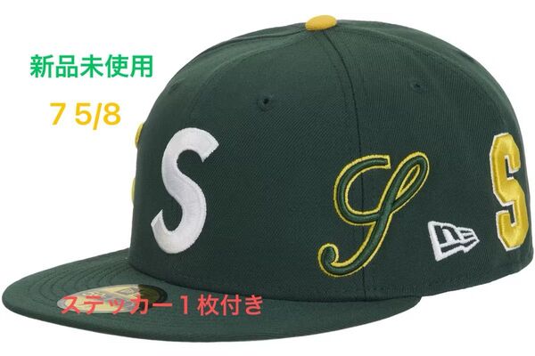 Supreme Multi S Logo New Era "Green" 7 5/8