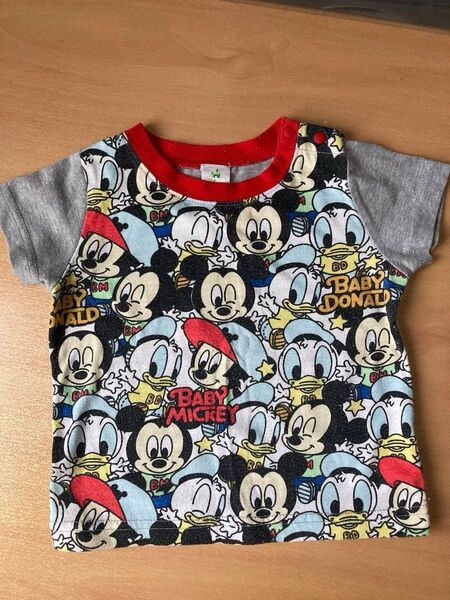 半袖Tシャツ Tシャツ こども服 ディズニー ミッキー ドナルド 80