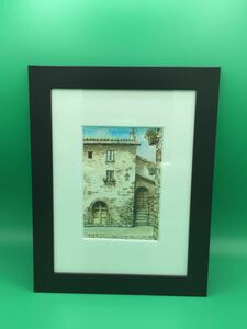 Art hand Auction Watercolor landscape painting, scenery, Assisi Street Corner, housewarming gift, present, opening gift, wall, office, waiting room, Painting, watercolor, Nature, Landscape painting