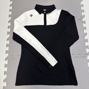 DESCENTE GOLF 長袖 ポロシャツ Sサイズ