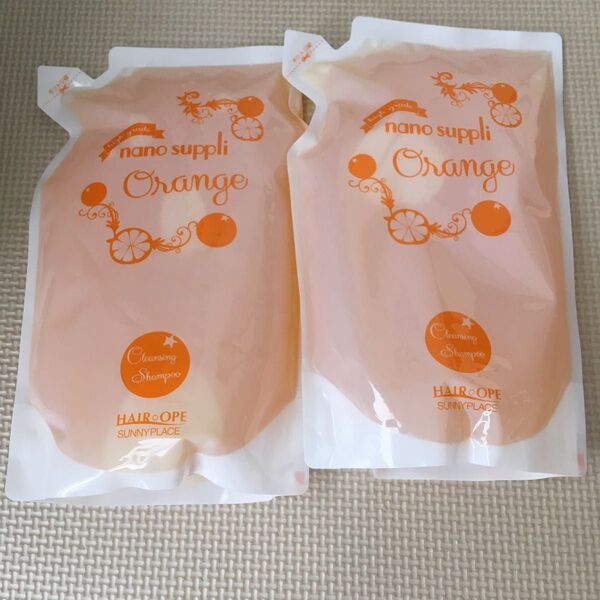 ナノサプリ クレンジングシャンプー シャンプー オレンジ 詰替 つめかえ用 詰め替え用