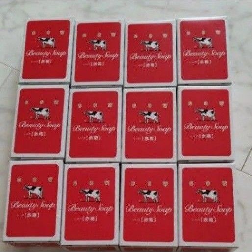 牛乳石鹸 カウブランド 赤箱 レギュラーサイズ 90g ×12個 牛乳石鹸共進社 日本製 赤箱牛乳石鹸 固形石鹸