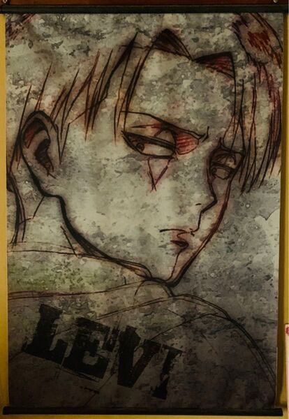 進撃の巨人 LEVI リヴァイ アッカーマン 兵長 タペストリー