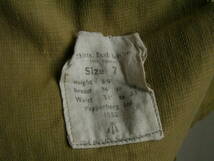 1950sイギリス軍ビンテージエアテックスミリタリーシャツ コットン ブッシュジャケット ブリティッシュアーミー ブロードアロー_画像10