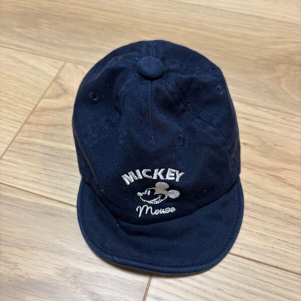 ミッキーマウス キャップ ネイビー44㎝