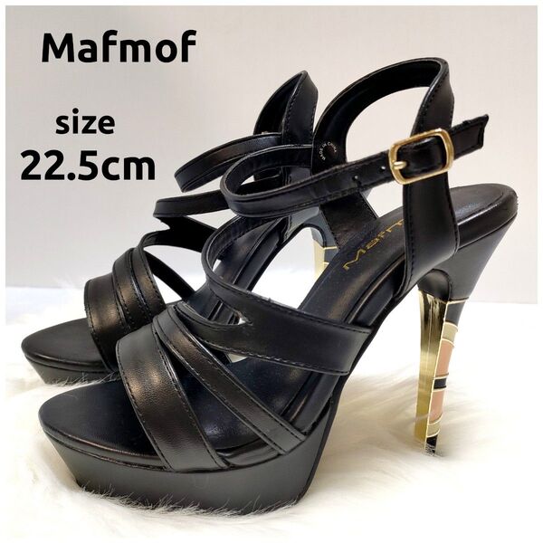 Mafmof ピンヒールサンダル パンプス Sサイズ 黒