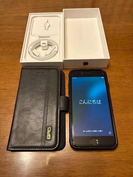 【美品】iPhone SE 第2世代 新品バッテリー 64GB SIMフリー レッド 箱 付属品 完備