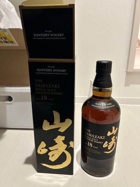 サントリー 山崎 18年 シングルモルト ウイスキー 700ml 未開封
