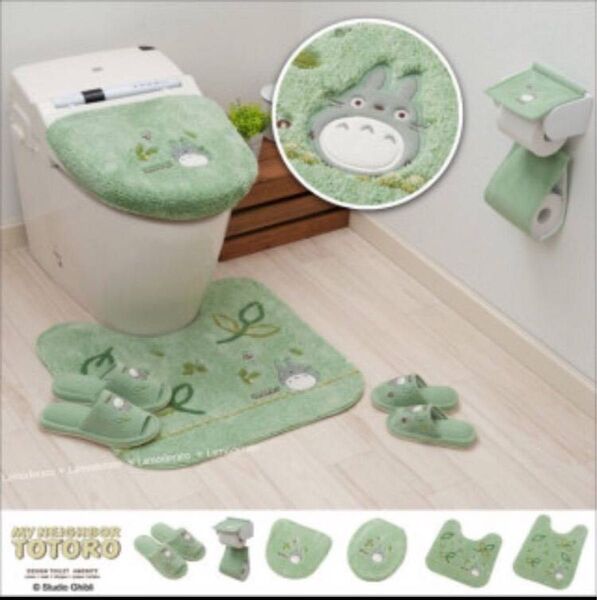 5日迄セール スタジオジブリ となりのトトロ トイレマットセット 新品