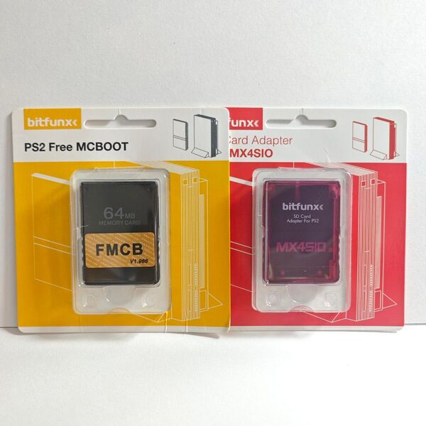 24時間以内発送 FMCB MX4SIO 2個セット PS2用 SDカードアダプタ