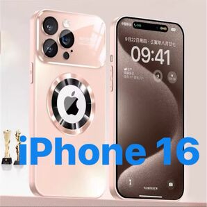 iPhone16 ピンク スマホケース MagSafe カメラレンズ保護付 新品未使用 164