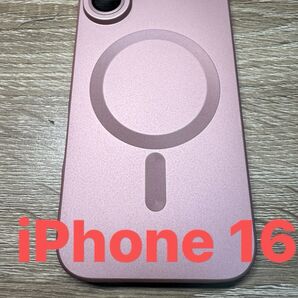 iPhone16 ソフトカバー さくらピンク 新品未使用 MagSafe対応 カメラ保護レンズ付 30