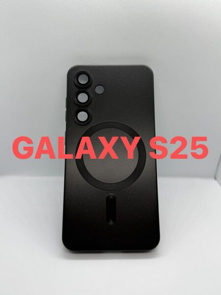 GALAXY S25 MagSafe スマホケース ブラック レンズ保護 新品未使用 126