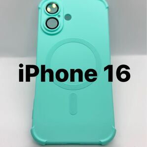 iPhone16 MagSafe レンズ保護 ライトブルー 耐衝撃 未使用109