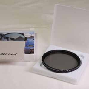 NEEWER 82mm MRC 可変NDフィルター ND2ND400(Nano Coating/防水・防傷)