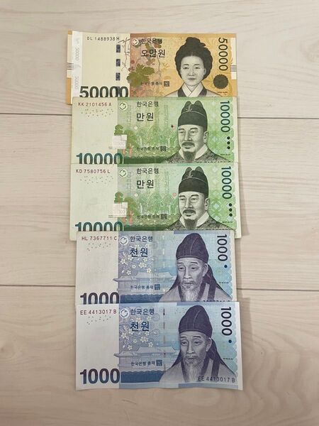 旧韓国紙幣 ウォン