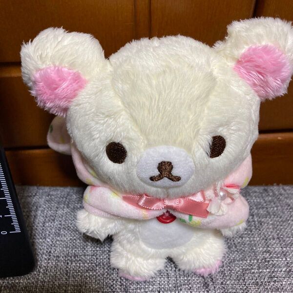 リラックマ ぬいぐるみキーホルダー ピンク