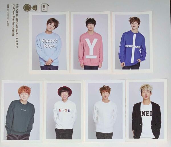 BTS 公式 グローバルファンクラブ アーミー2期特典キット トレカ 7枚