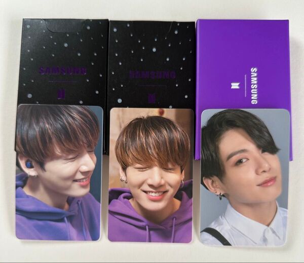サムスン GALAXY BTS Edition 公式 ジョングク トレカ3点