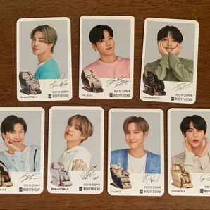 防弾少年団 BTS BODYFRIEND バディフレンド 公式 トレカ 7人セット