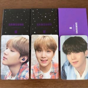 SAMSUNG GALAXY BTS Edition 公式 ユンギ トレカ3点
